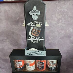 Harley-Davidson Black and Orange Motor Ale Bottle Opener